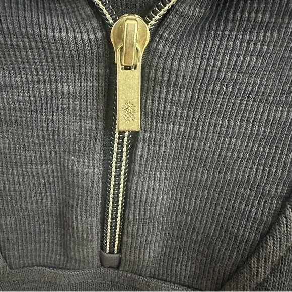 Tommy Bahama Tobago Bay 1/2 Zip Sweatshirt Women’s XL Navy w/white stitching - Picture 5 of 12